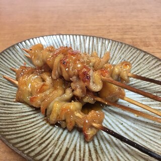 甘辛鶏皮焼き鳥